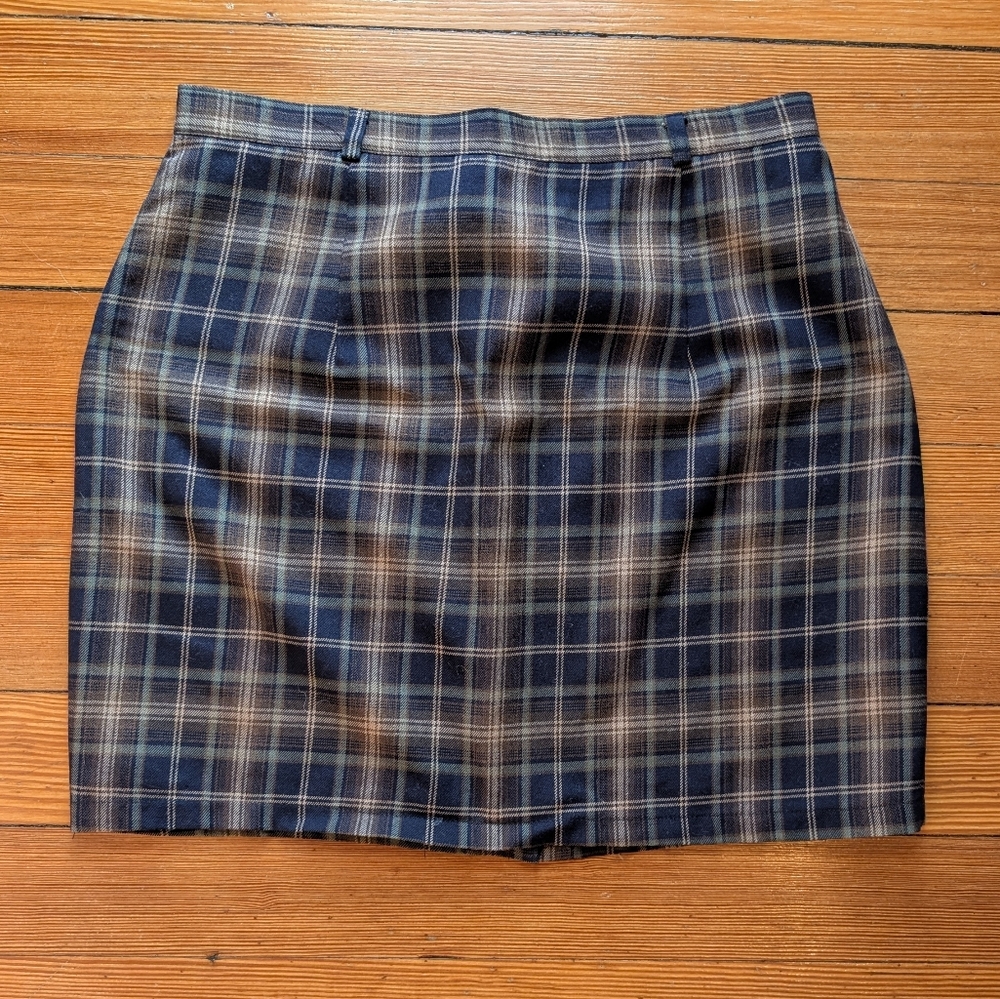 Vintage Plaid Skirt